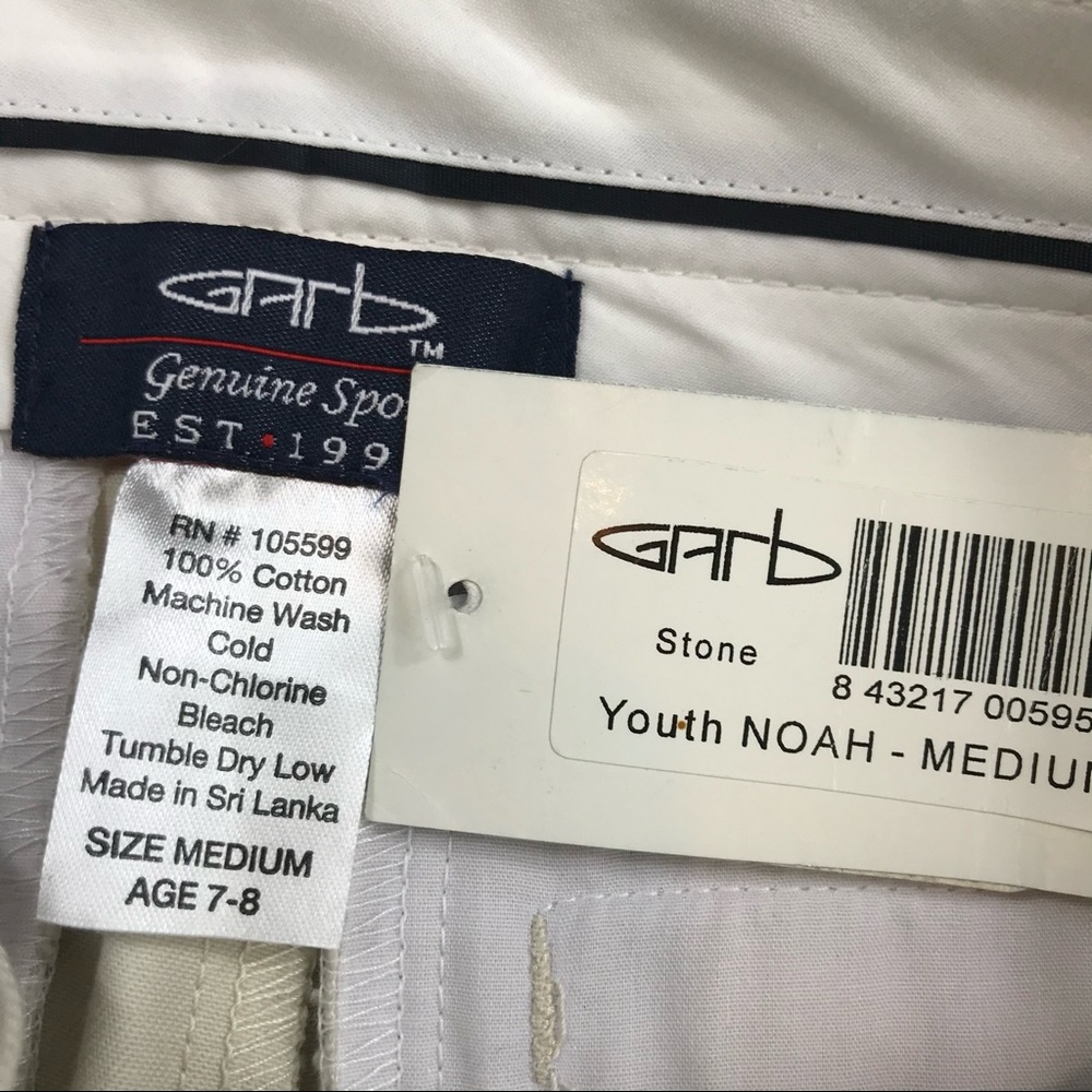 Garb Noah 100% Cotton Shorts Boys Large 8/10 - Picture 7 of 9